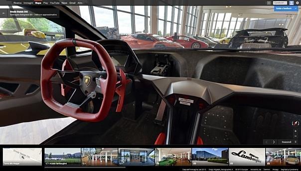 Das Museum von Automobili Lamborghini ist ab sofort auf Google Maps online zu besichtigen